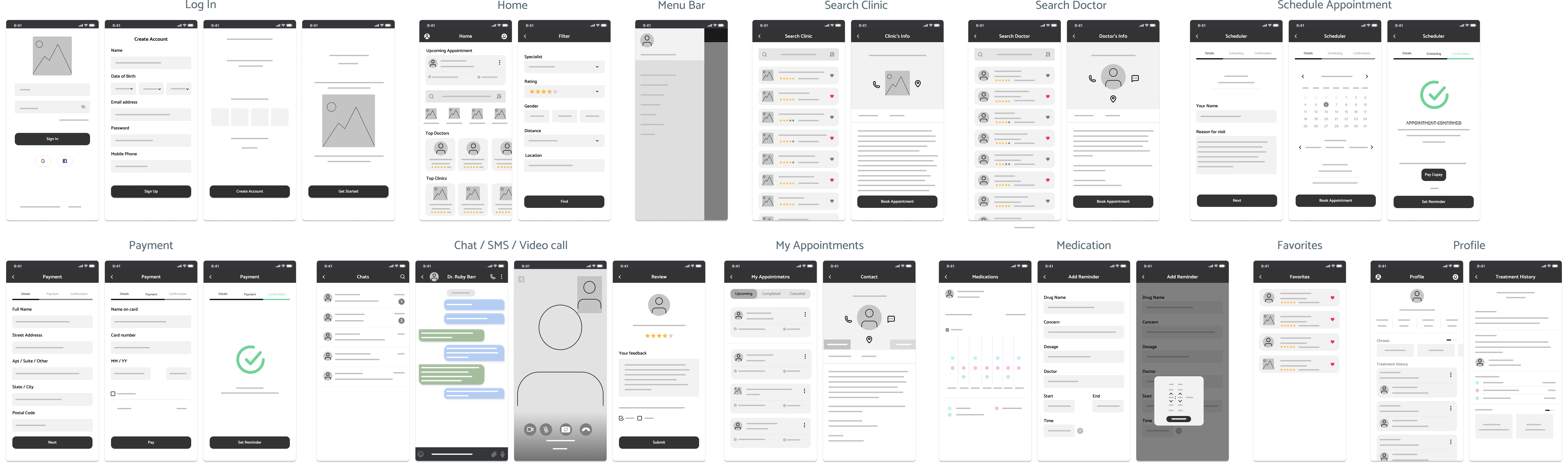 4Smile Wireframe Low-Fi