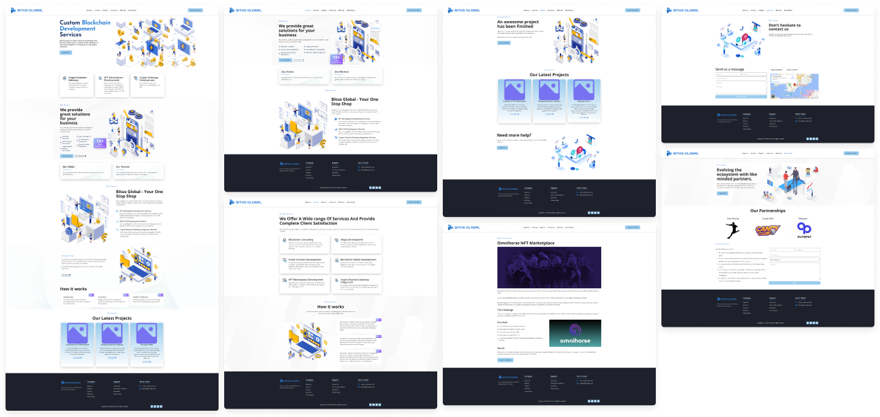 BitusGlobal Wireframe High-Fi