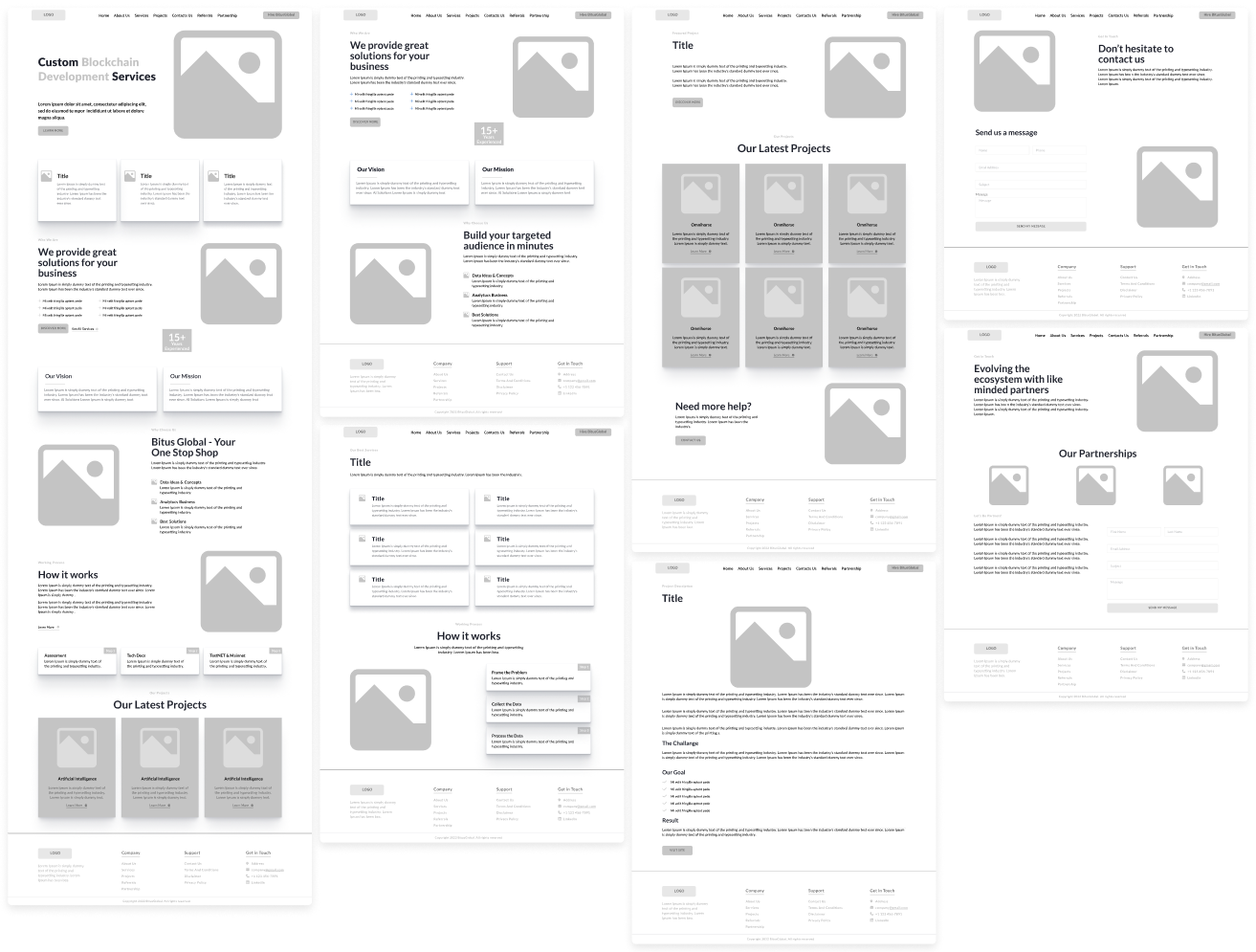 BitusGlobal Wireframe Lo-Fi